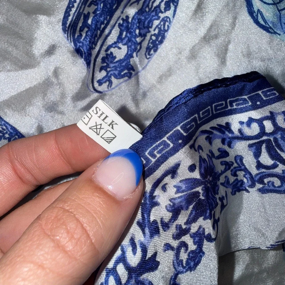 Silk Square Scarf Women 21